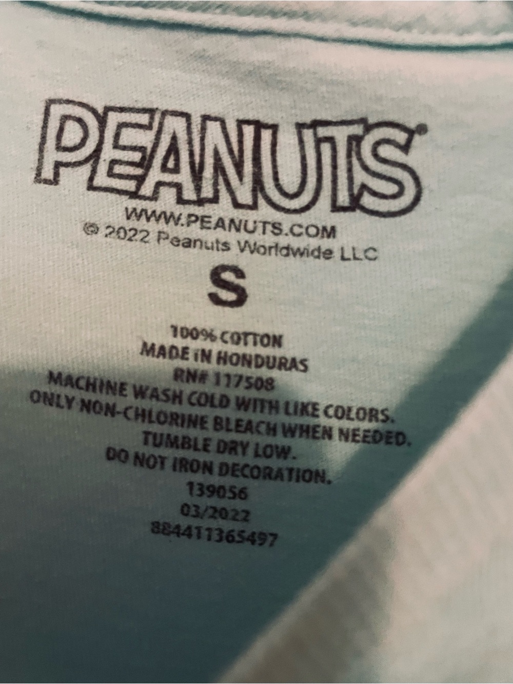 Peanuts Light Teal Snoopy 'I'll Do It Tomorrow' Graphic Tee - Picture 2 of 6